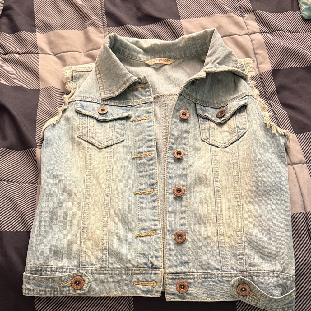 Highway Jeans Light Blue Denim Vest